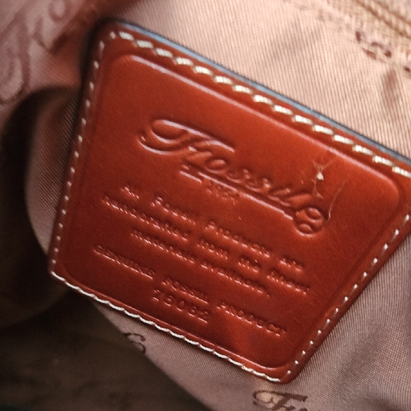 Fossil Sydney Cognac Leather Women's Large Tote Bag - Picture 6 of 17